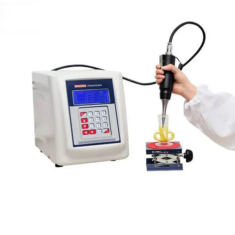 Handhold Small Capacity lab mini Ultrasonic Homogenizer Sonicator Cell Disruptor Mixer 400W