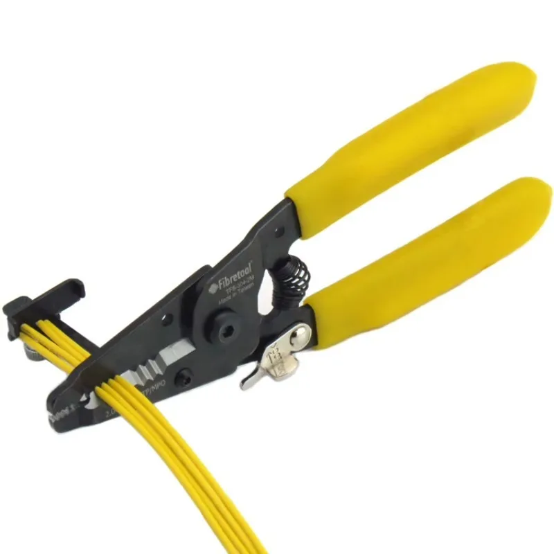 Multi-wire Optical Fiber Jacket Stripper w/ Length Fixture Optic Stripper 2022 Fibretool Convenient Fiber Optical Equipment