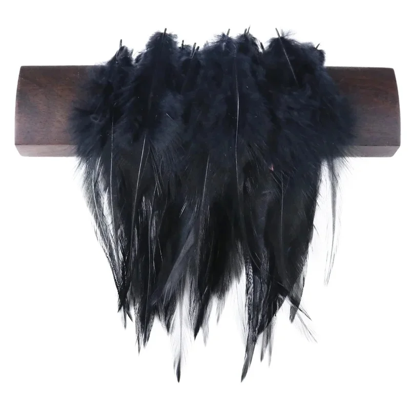 100pcs/bag Rooster Saddle Feathers 4-6