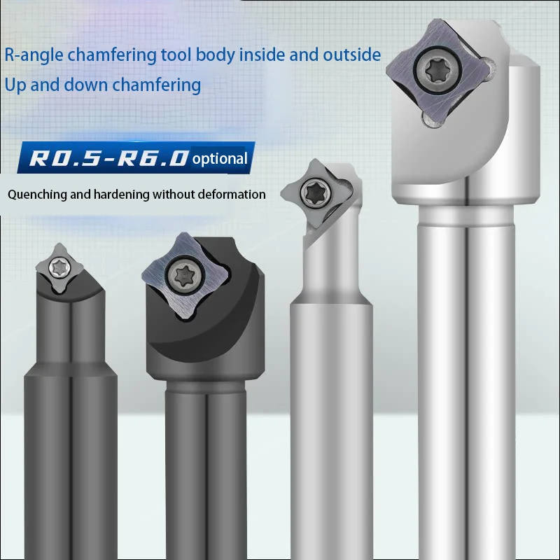 Internal R chamfering tool holder, internal R cutter, circular arc, reverse and forward R chamfering tool, R0.5, 1, 2, 3, 4, 5,6