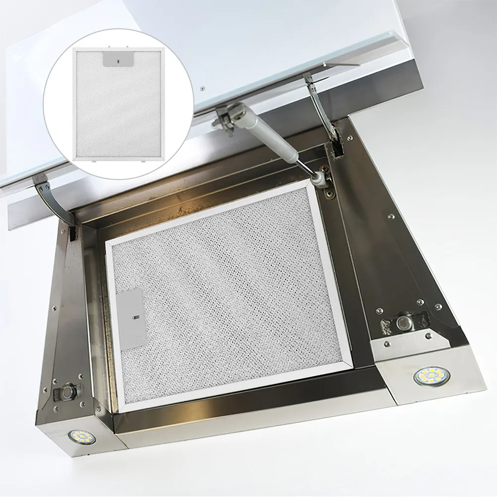 Range Hood Replacement Filter 3-Layer Grease Mesh Filter Compatible with Most Stove Hood Models Kitchen Vent Grease Protection