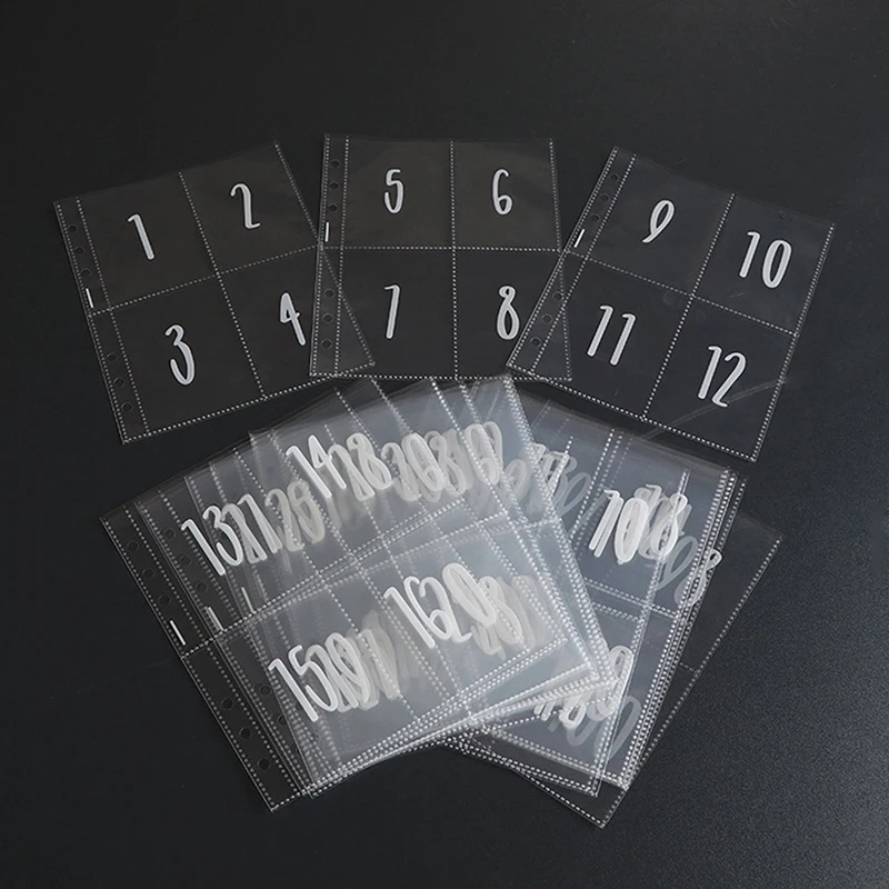 25 枚の 100 封筒節約マネーチャレンジ事前マーク 1-100 マネーバッグキャッシュフィラー A5 リング粘着挿入交換