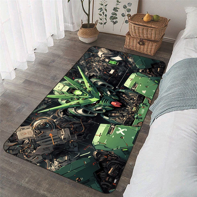 Gundam Bathroom Mat Outdoor Entrance Doormat Room Carpet Children Bedroom Mats Washable Nonslip Kitchen Rug Home Decoration Rugs