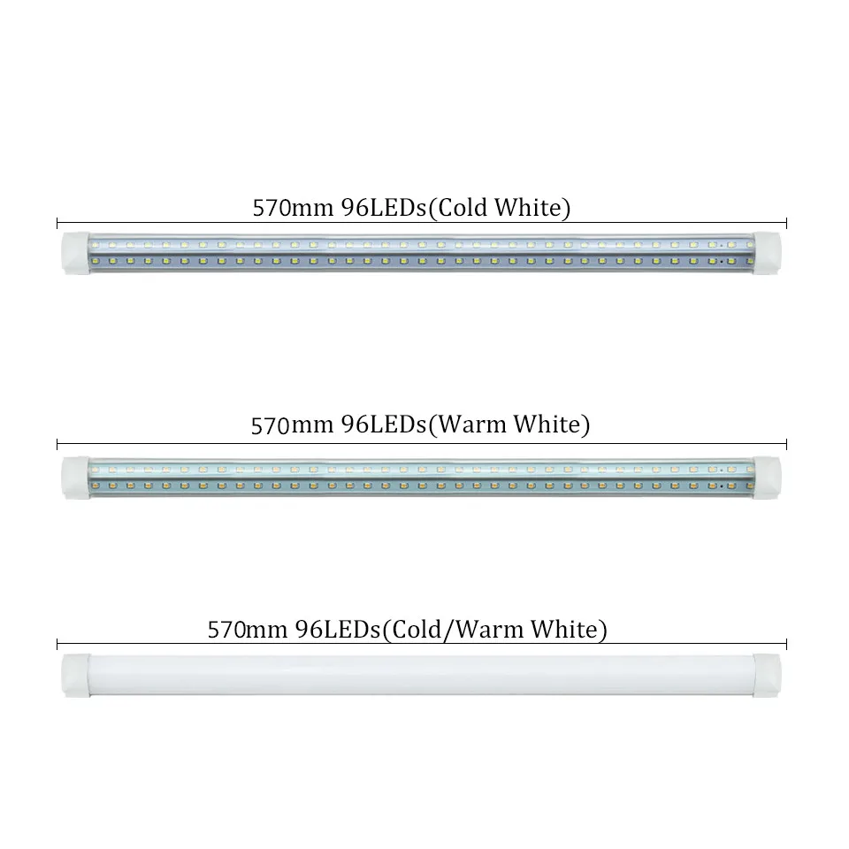 1/2/4pcs T8 Led Tube Light 110V 220V V-shaped Fluorescent LED Tube Wall Lamp Transparent/Milky Cover For Hpme Kitchen Lighting - view 3