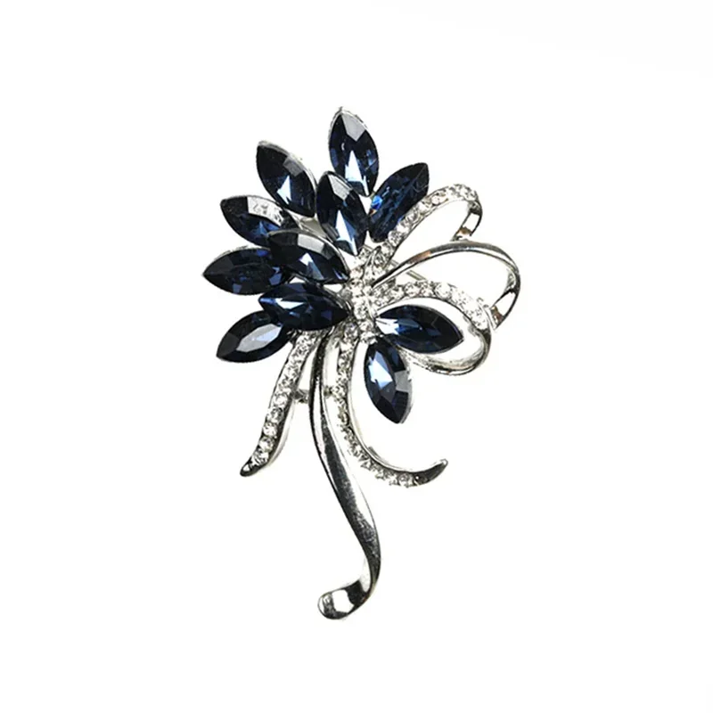 1pc Exquisite Flower Brooch for Women Men Eye-Catching Pin Accessory for Stage&Special Occasions Memorable Gift Item 2026