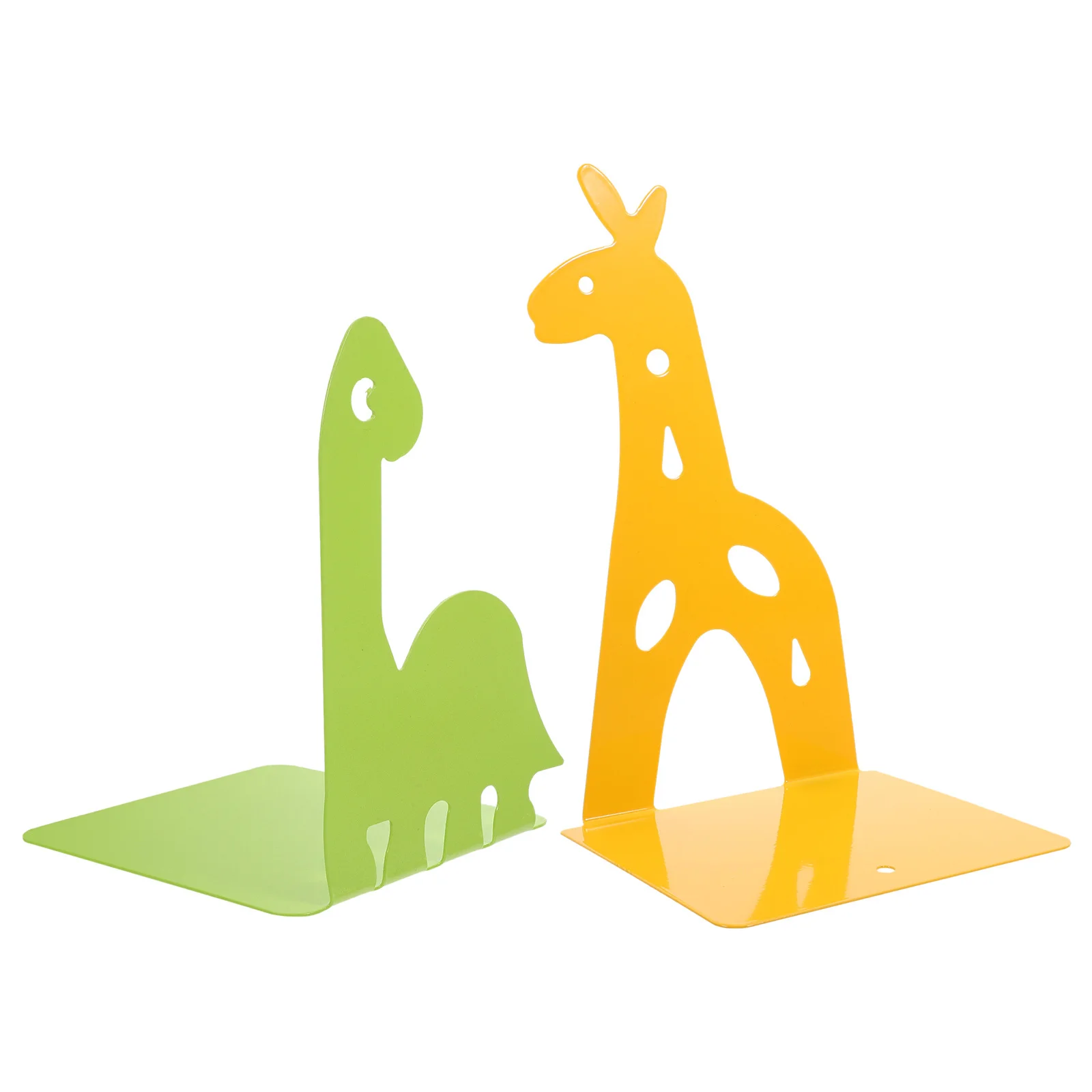 2 قطعة الدفتين المعدنية الحيوان حامل كتب الثقيلة لمكتب الدفتين للأرفف كتاب صغير ينتهي المنظمون الرف الزخرفية #1