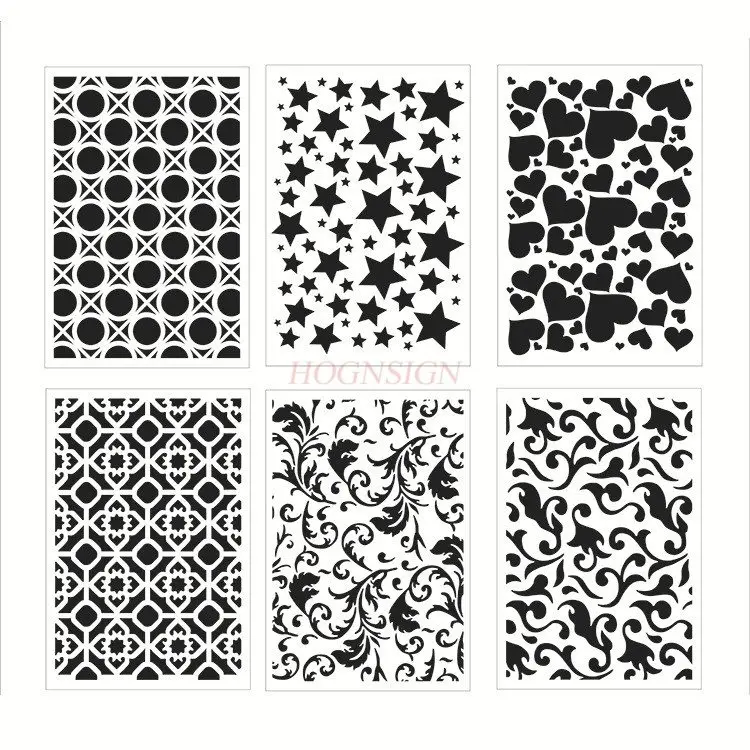 

1 шт., шаблон для рисования с геометрическим узором, мандала, цветок, спрей, полый шаблон для рисования своими руками