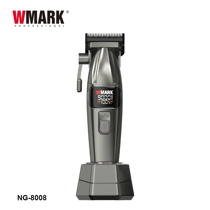 

WMARK NG-8008 High Speed Rechargeable Hair Clipper, Hair Tool, Hair Trimmer, Electric Clipper, 3200mAh Battery Capacity