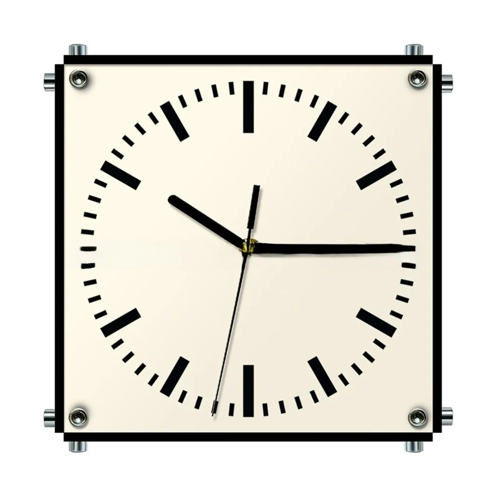 Sleek Matte Black For acrylic Clock with Three-Dimensional Rivet Accents Silent Movement for Home Office and Living Space Decor