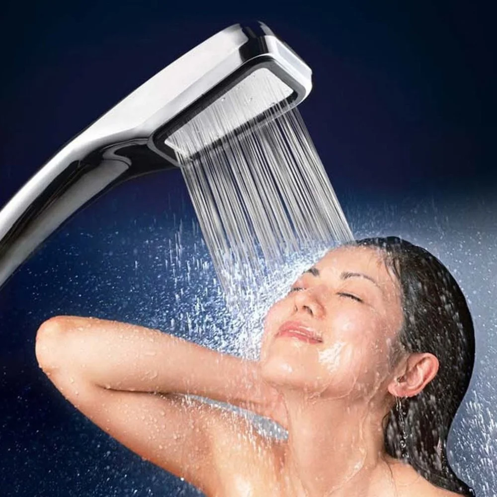 

Handheld Shower Rainfall Shower High Quality Pressure Water Saving Showerhead 300 Holes Bathroom Filter Spray Nozzle ABS