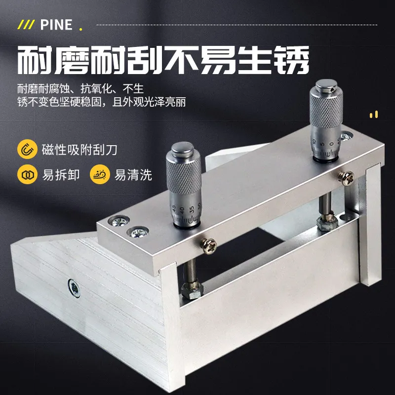 Adjustable Film Applicator Wet Film Coating Preparer 0‑3500μm Micrometer Coater For Laboratory Sample Coating Test