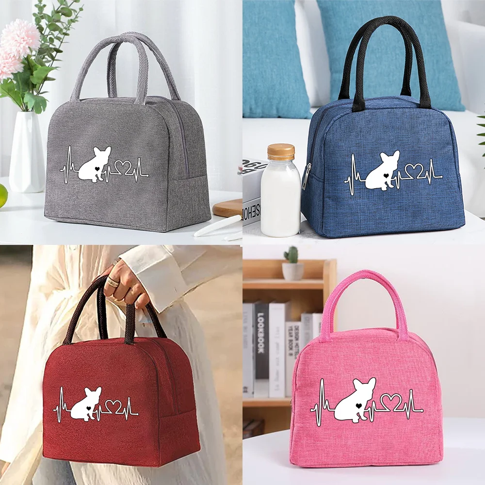 

Insulated Lunch Bag Handbags Box for Women Kids Portable Thermal Picnic Bags Animal Printing Cooler Organizern for Work