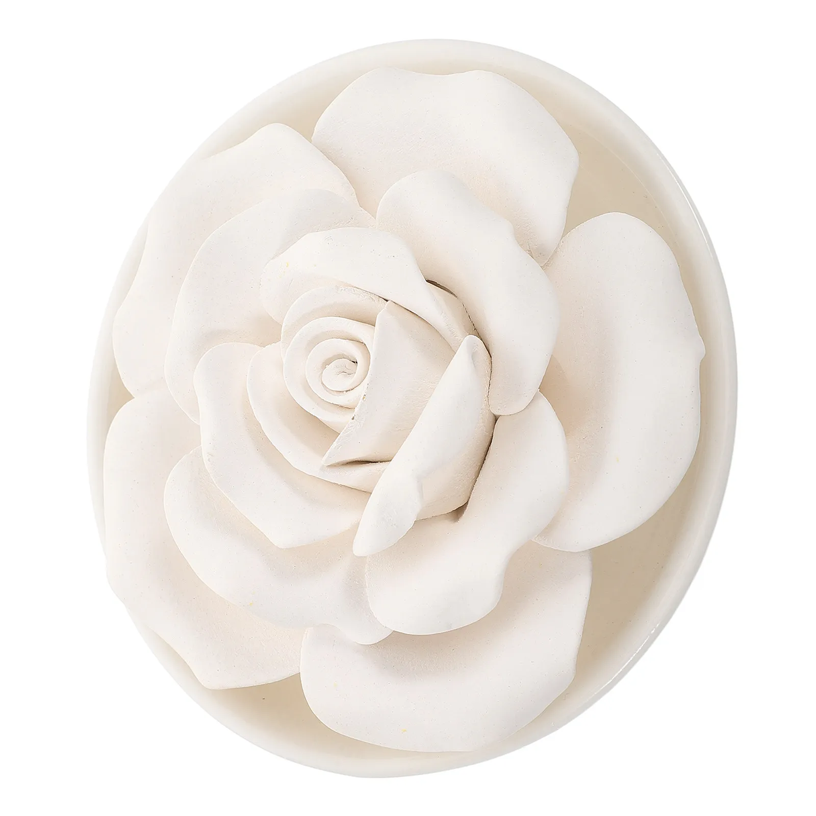 

Elegant Flower Shape Oil Diffuser Stone Aromatherapy Device Portable for Home Bedroom Car Office Fresh Fragrance