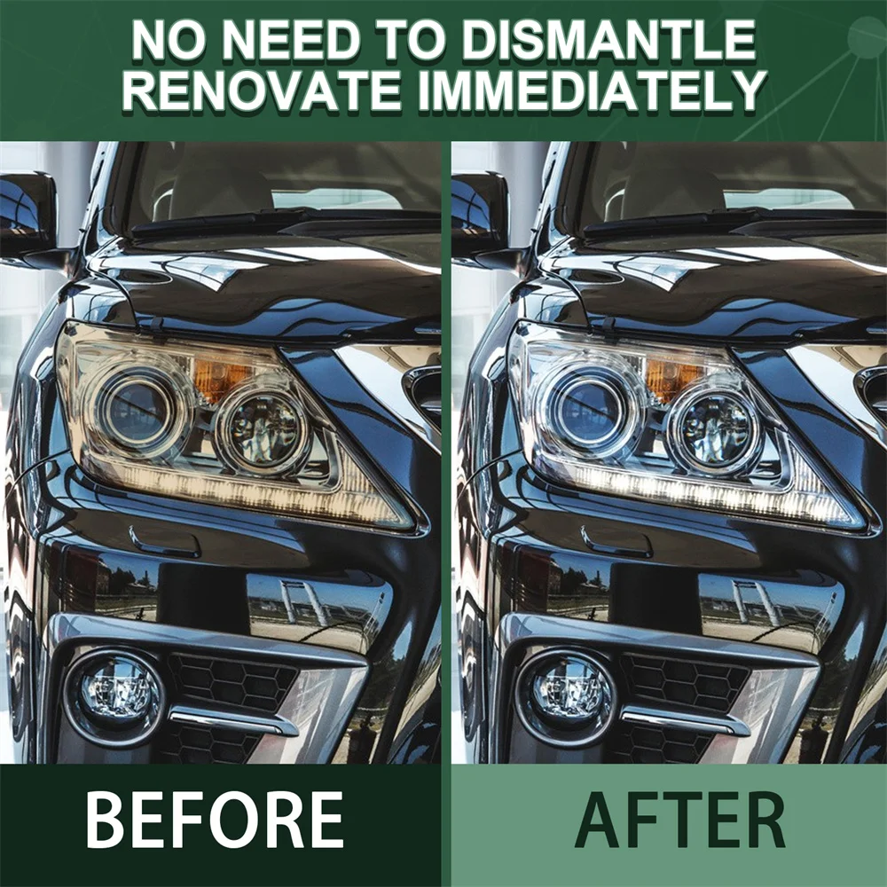 20ml Auto Headlight Restorer Yellowing Shade Sanding Cleaning Polishing Scratches Auto Headlight Restorer - Image 3