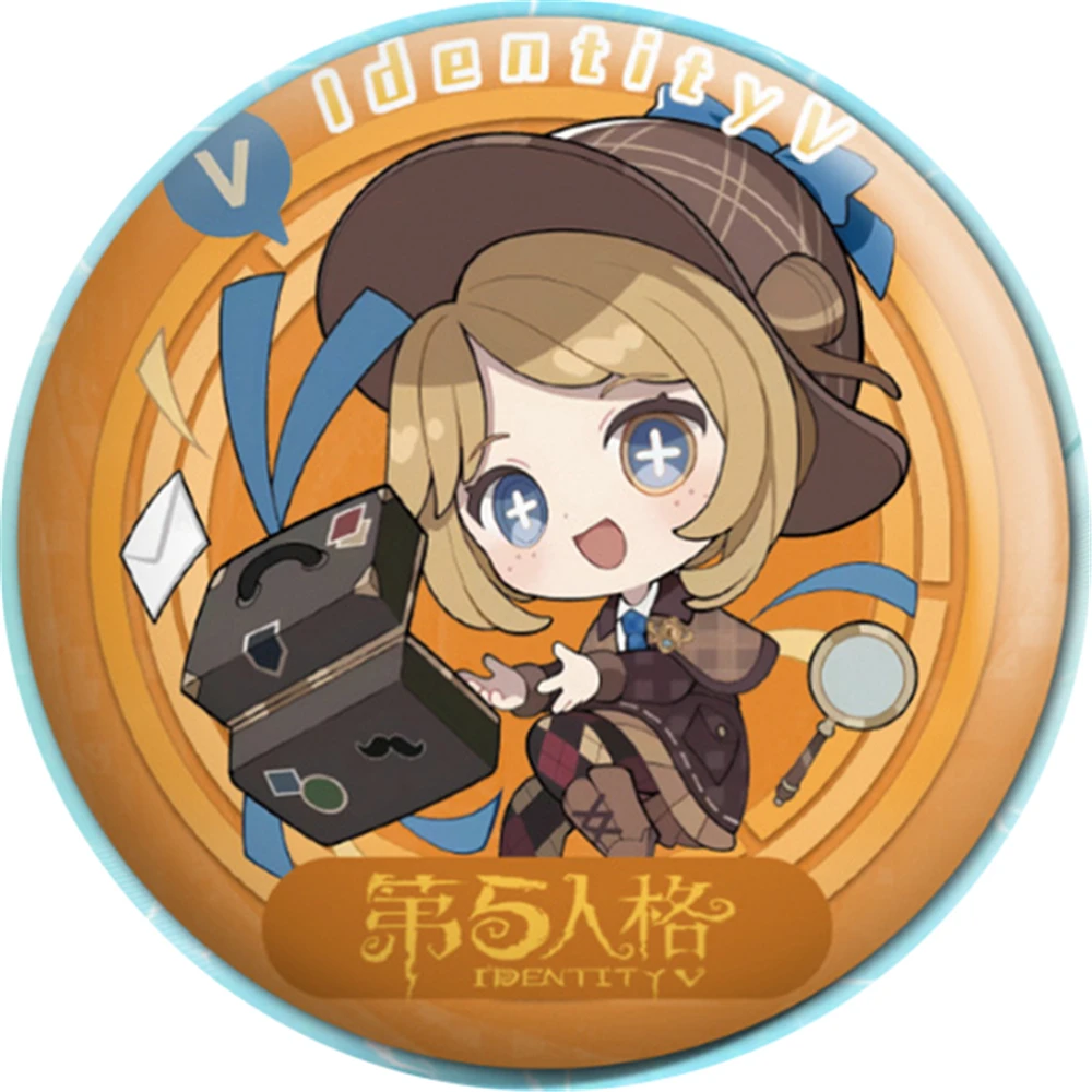 58 مللي متر لعبة الهوية الخامس إيما وودز مارثا بيهمفيل جالاتيا ماري تأثيري حلي شارة دبوس SPTE صفيح بروش ﻿   دعامة عيد الميلاد جيلف