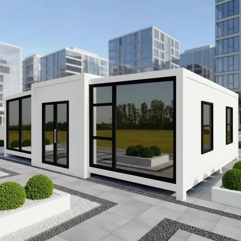 Customized Foldable Prefab Home for Military Use Heavy Duty Folding Container House for Field Camp or Barracks