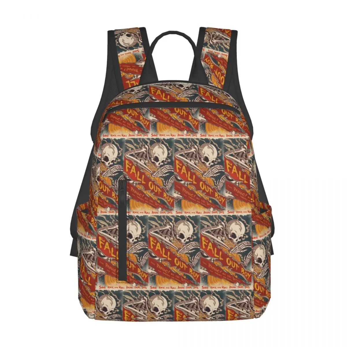 

Fall Out Boy Backpack Daypack Large Capacity Children BookBag School Bag Shoulder Bags for Men Women
