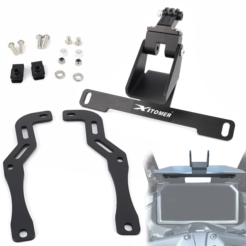 

Fit For Yamaha Tmax 560 2022 2023 2024 2025 Motorcycle Navigation Bracket GPS Mount Phone Plate Support Holder GPS Bracket