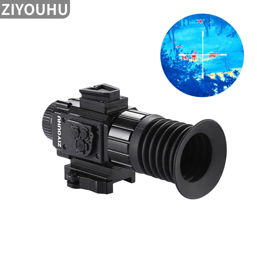 

1X Head Mounted Thermal Imaging Monocular 15°X11° FOV 384X288 Tiny Thermal Scope Cross Cursor Adjustable for Hunting Searching