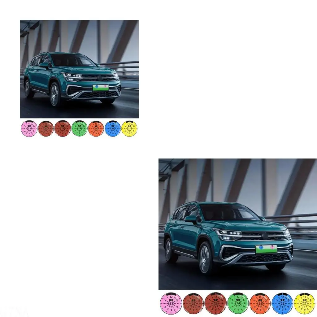 G7NA 2pcs 3D Gel German Stickers PET Strong License Plate Decals Auto Accessories