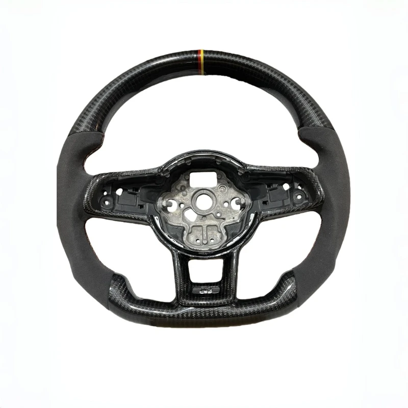 

Carbon Fiber Steering Wheel For Golf Series Business Style 4 Spokes 2014-2017 Official with Grip Size 40mm/35mm