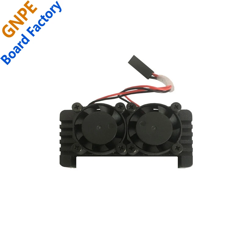 Raspberry Pi Zero 2W Pi0 2W Aluminum Heatsink Case with Dual Fans Cooling Protective Shell for Raspberry Pi Zero 2W