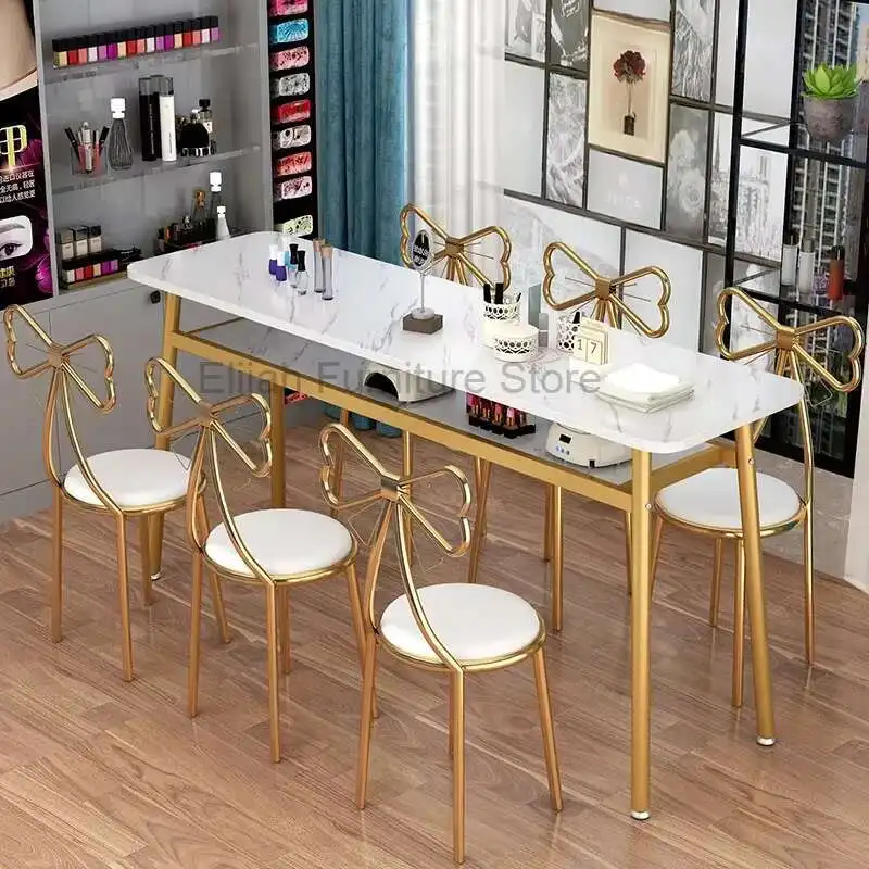 Professional Office เล็บตารางเรียบง่ายประณีต Dressing แต่งหน้าความงามเล็บตารางเล็บโต๊ะ Mesa Manicura เฟอร์นิเจอร์