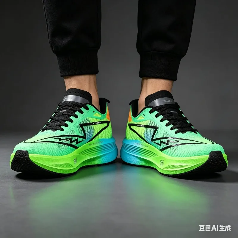 

Running Shoes Carbon Board Speciality Marathon Men Sports Breathable Lightweight Women's Comfortable Nonskid Sneakers