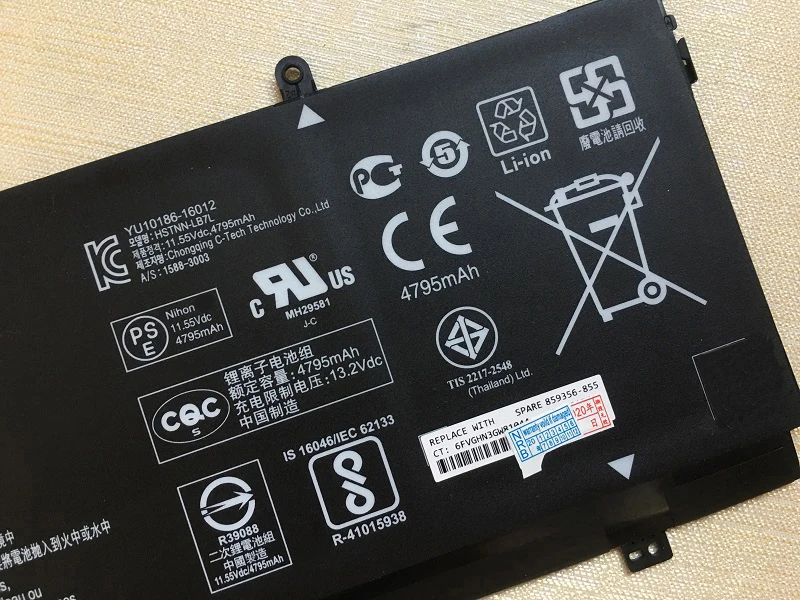 Imagem -04 - Supstone Cn03xl Sh03xl Originais 859026421 859356855 Bateria para hp Spectre Tpn-q178 Hstnn-lb7l X360 13-ab001 13-ab002 Ac033dx