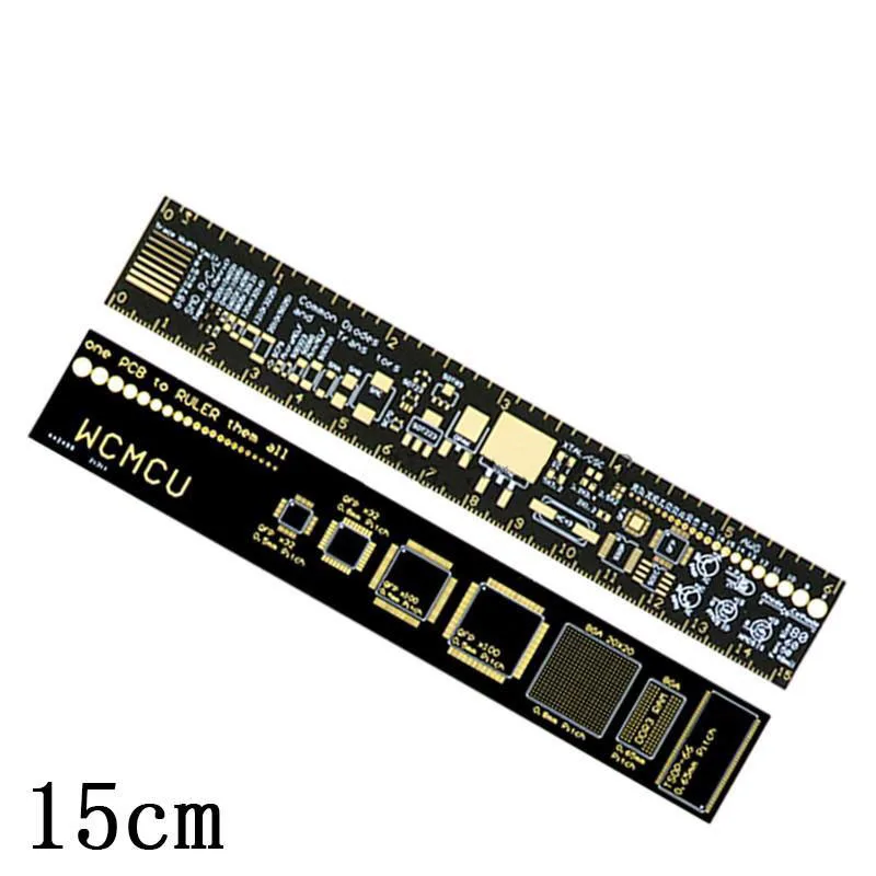 3 Type 15cm 20cm 25cm PCB Ruler Multi-functional Measuring Tool Resistor Capacitor Chip IC SMD Diode Transistor