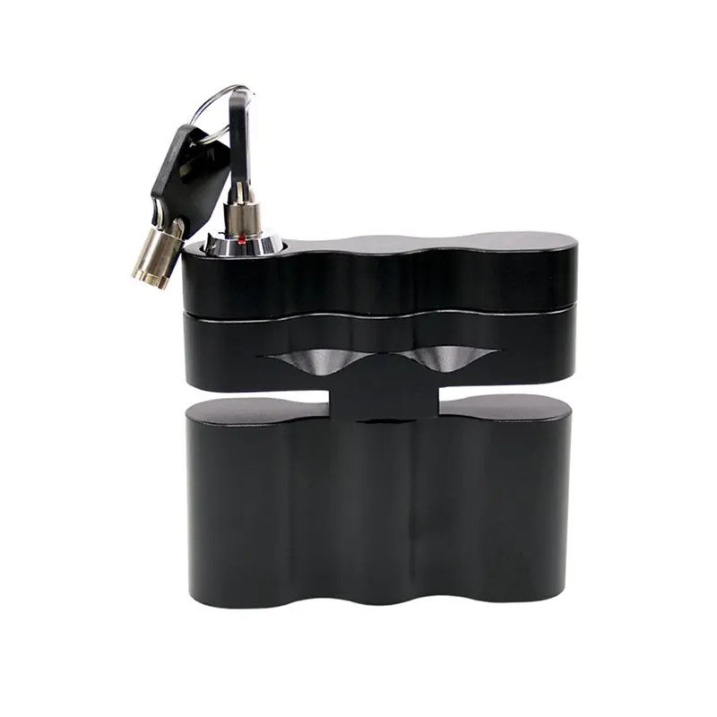 AFOURT-2X Pack Mount Lock, Locking Pack Mount With Backing Plate Base And 4 Keys, For Fuel Pack, Water Container, Storage Box