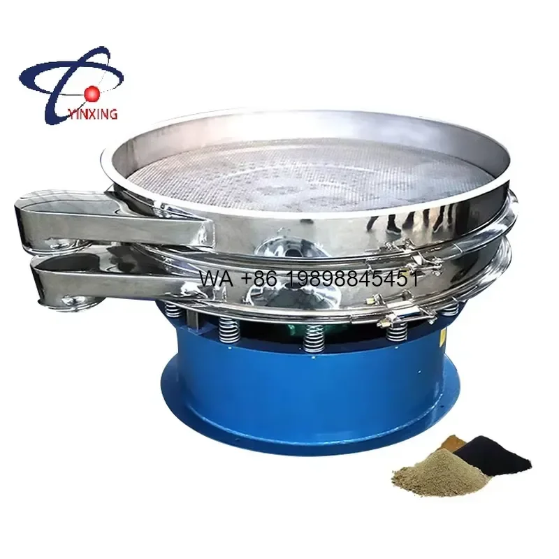 Wmwmnu for Black Soldier Fly Larvae Size Classification Circular Screen Rotary Vibrating Sieve for Farm