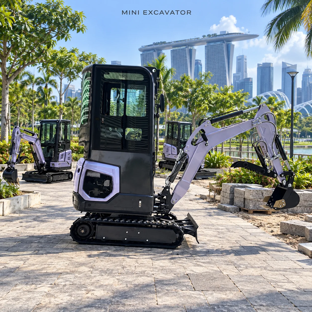 1.8 Ton Mini Excavator Small Hydraulic Excavator CE Euro 5 EPA Compact Crawler Digger Factory Direct Sale
