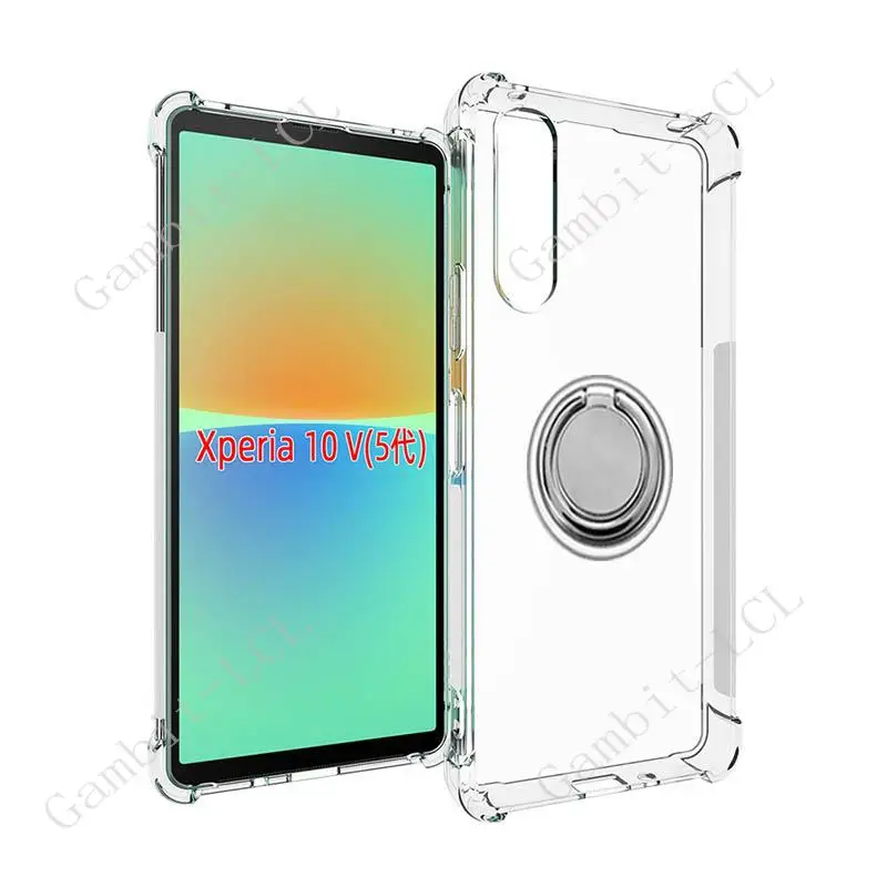 لسوني اريكسون 1 VI 10 فولت 1VI 5 II 1 IV 1IV 5IV 10 III لايت Pro-I عودة حلقة حامل قوس جراب هاتف لينة سيليكون بولي يوريثان قذيفة