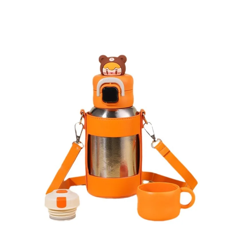 

Pure titanium children's smart thermos cup