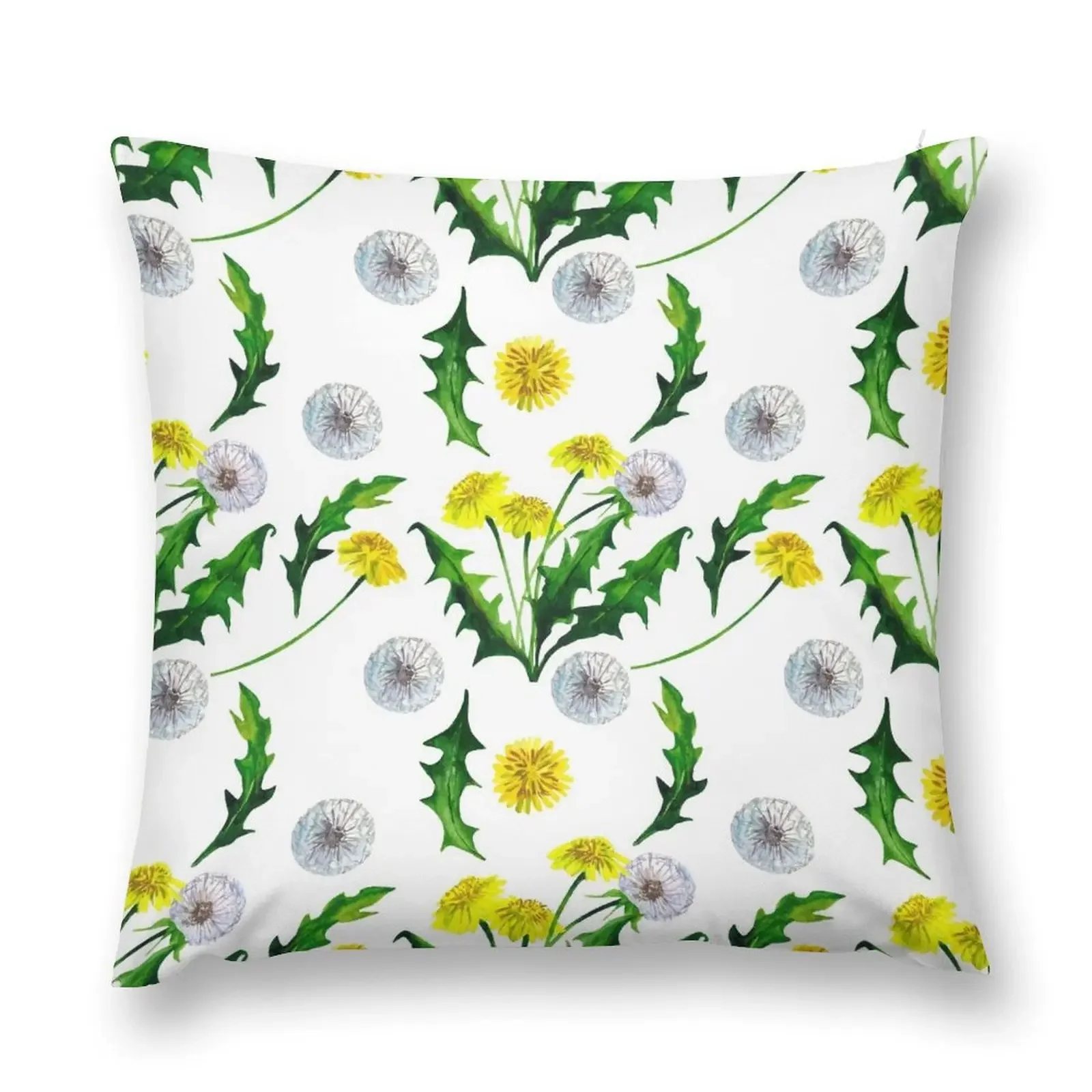 

Dandelion flowers meadow watercolor pattern. Throw Pillow pillow pillowcase Sofa Covers For Living Room pillow