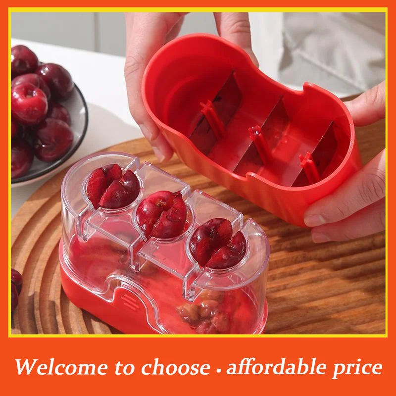 {}Food Grade Multi Slot Cherry Pitter With Fast One Press Operation Easy Clean For Home Kitchen Baking