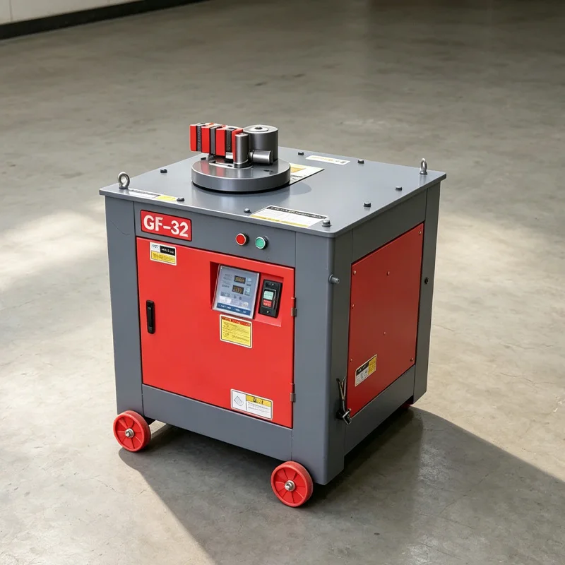 for-Heavy Duty GF-32 Rebar Hoop Bending Machine 15-30r/min Bending Speed 4KW Power Steel Bar Hoop Bending Machine@