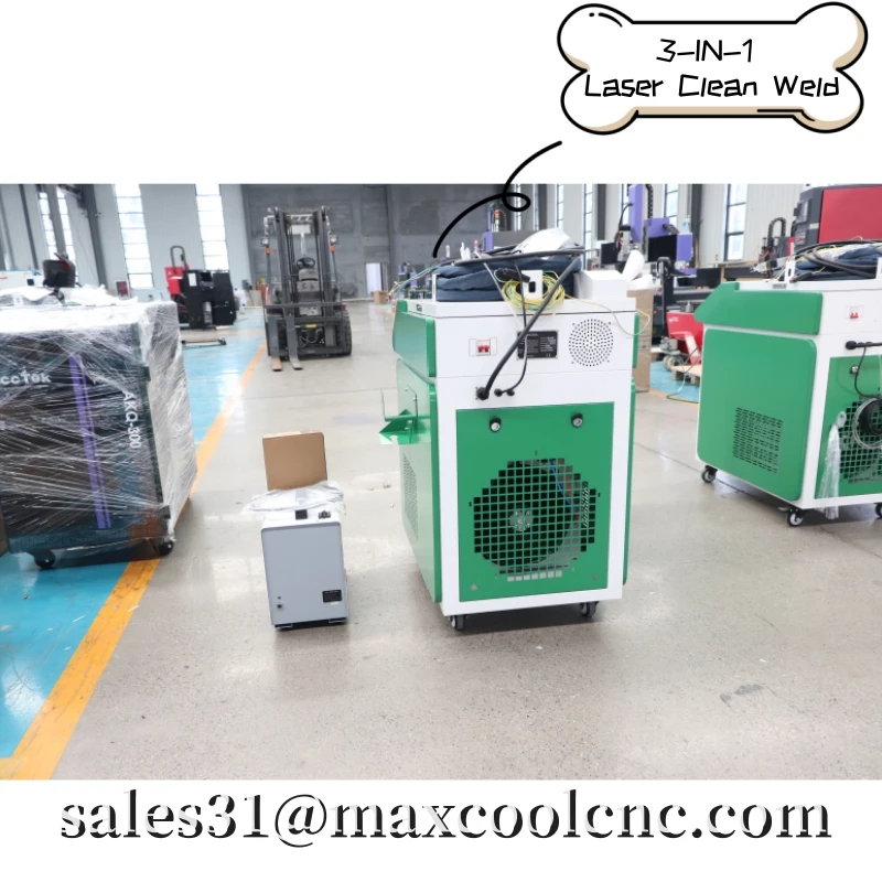 2025 إصلاح السيارات Maxcool الألياف الليزر تنظيف آلة قطع اللحام 1500 واط 2000 واط 3000 واط ل SS CS AL النحاس #4