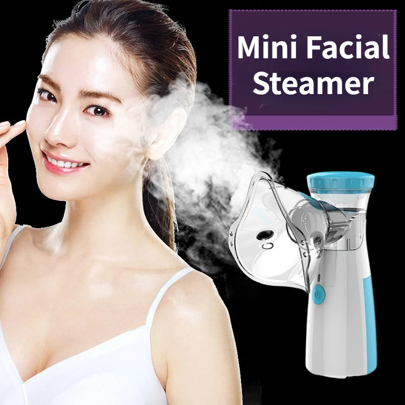 

Мини-USB нано-распылитель для лица — 2-в-1: увлажнитель и нано-ионный распылитель для увлажнения и питания кожи, косметический инструмент для ухода за кожей для женщин