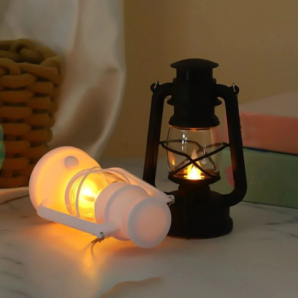 Vela electrónica LED Retro, linternas pequeñas colgantes creativas sin llama para exteriores, luz cálida con pilas