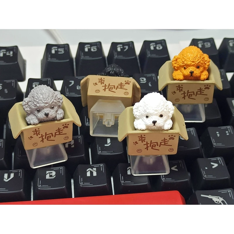 1PC Anime Dog Keycap ABS Dye Upgrade Keycap OEM Bottom Backlit Keycaps