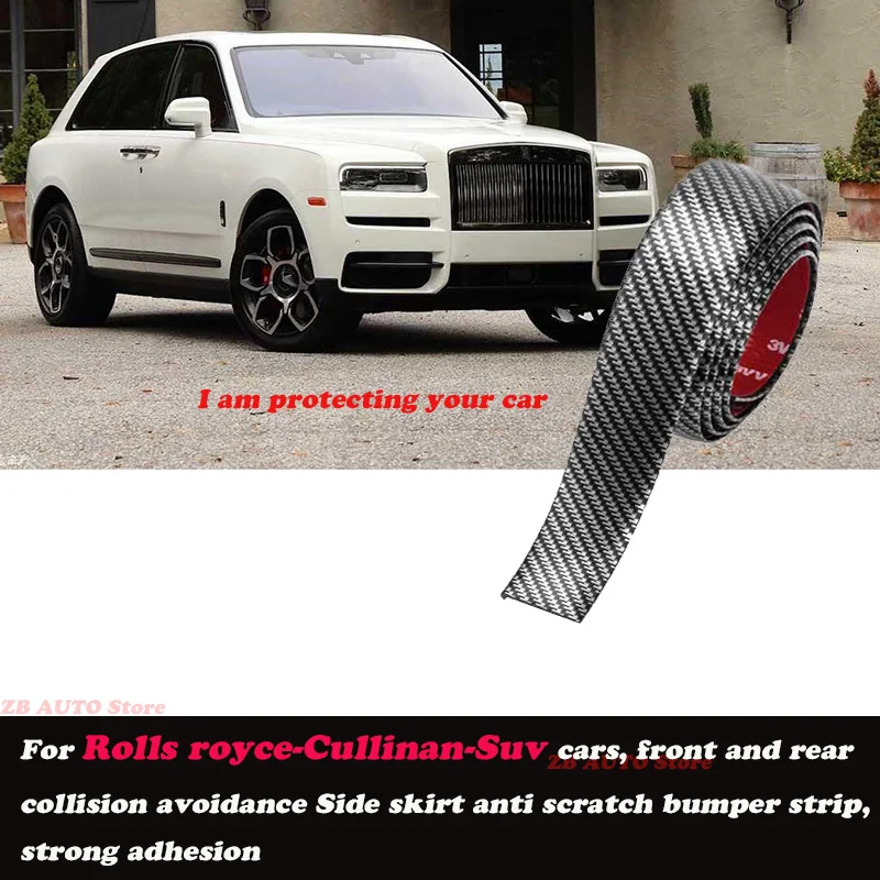 

Front and rear lip side skirts, anti-collision and scratch resistant bumper strips, suitable For Rolls royce Cullinan Suv