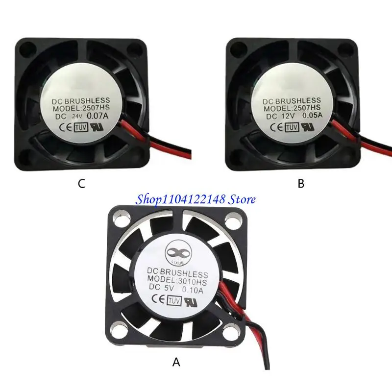 P9FA 2507 Mini Micro Brushless Cooling Fan High Compatibility Repair Replacement