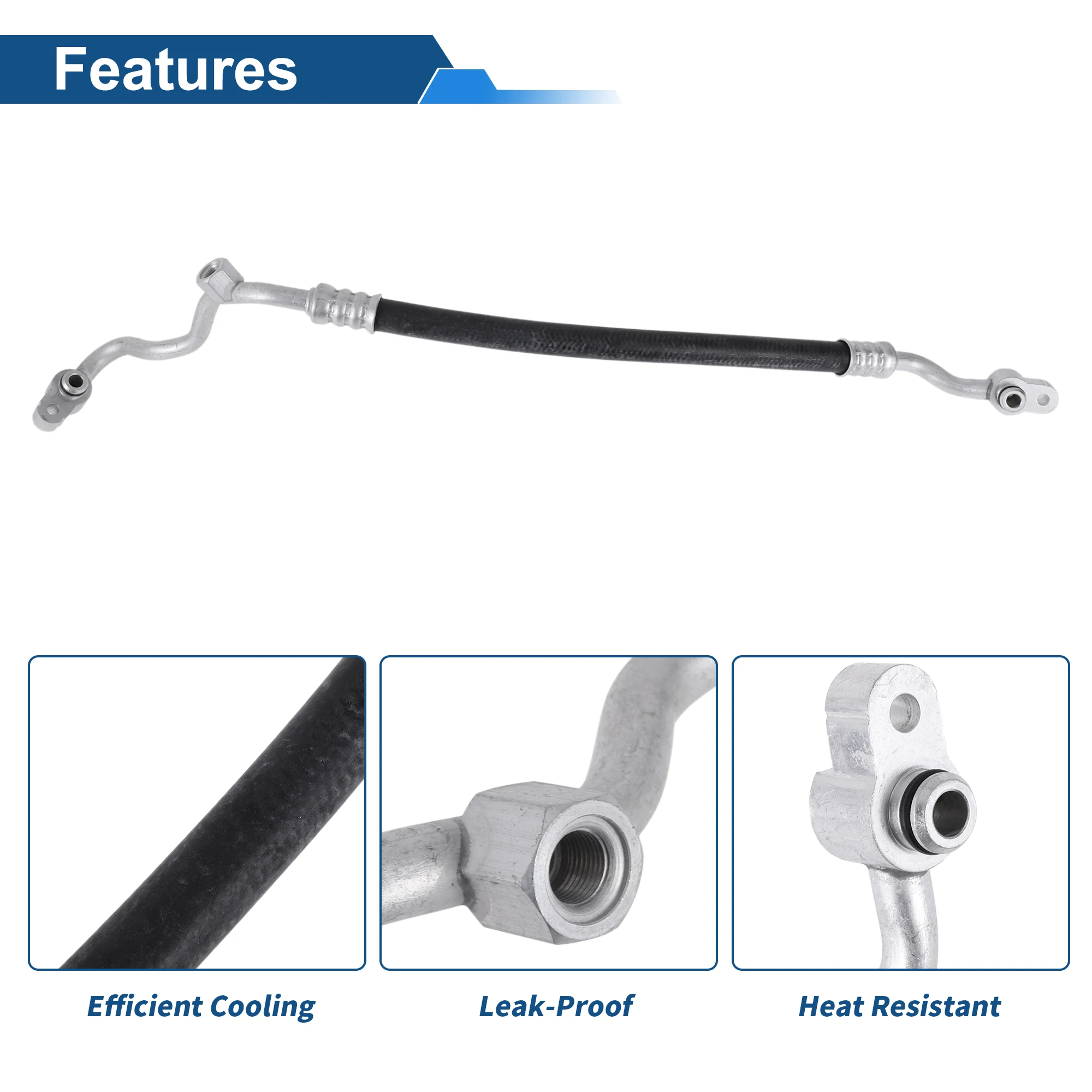 X Autohaux Auto A/C Refrigerant Liquid Hose for Honda Civic 2016-2021 Pressure Hose Air Conditioning Pipe Line No.80315THAH01