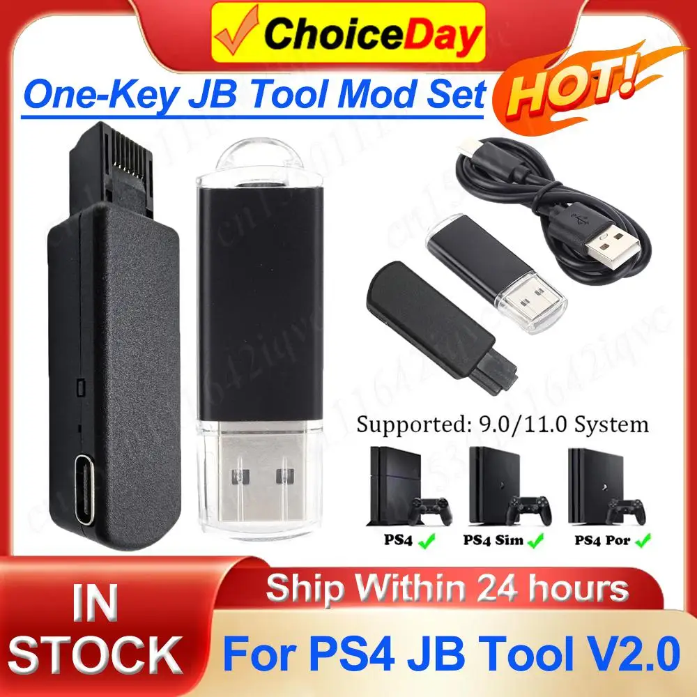 1/2 шт. набор модификаций инструментов JB One-Key для PS4/PS4 Pro/PS4 Slim 9.0-11.0система с кабелем Ethernet Type-C USB-адаптером JB 1/2 шт. набор модификаций инструментов JB One-Key для PS4/PS4 Pro/PS4 Slim 9.0-11.0система с кабелем Ethernet Type-C USB-адаптером JB
