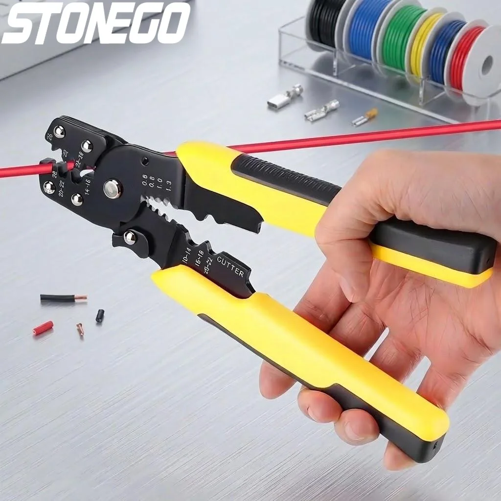 

Многофункциональный инструмент для зачистки проводов профессионального класса для электромонтажных работ и DIY-проектов: режет, зачищает, обжимает.