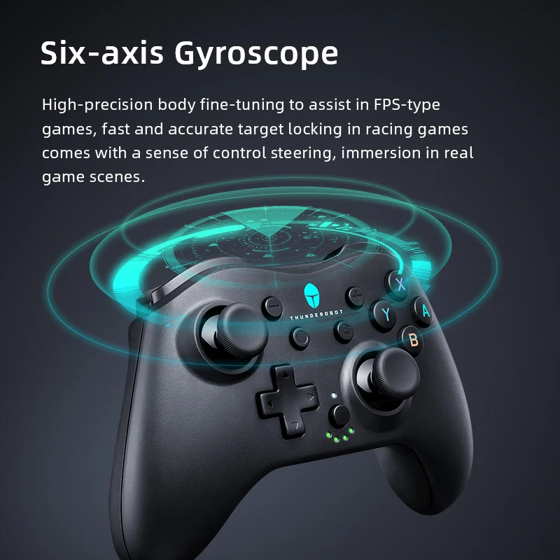 Thunderobot G40 Gaming Controller Buletooth Wired Vibration Gamepad  for Switch Windows PC Game Controller Joypad Support NFC