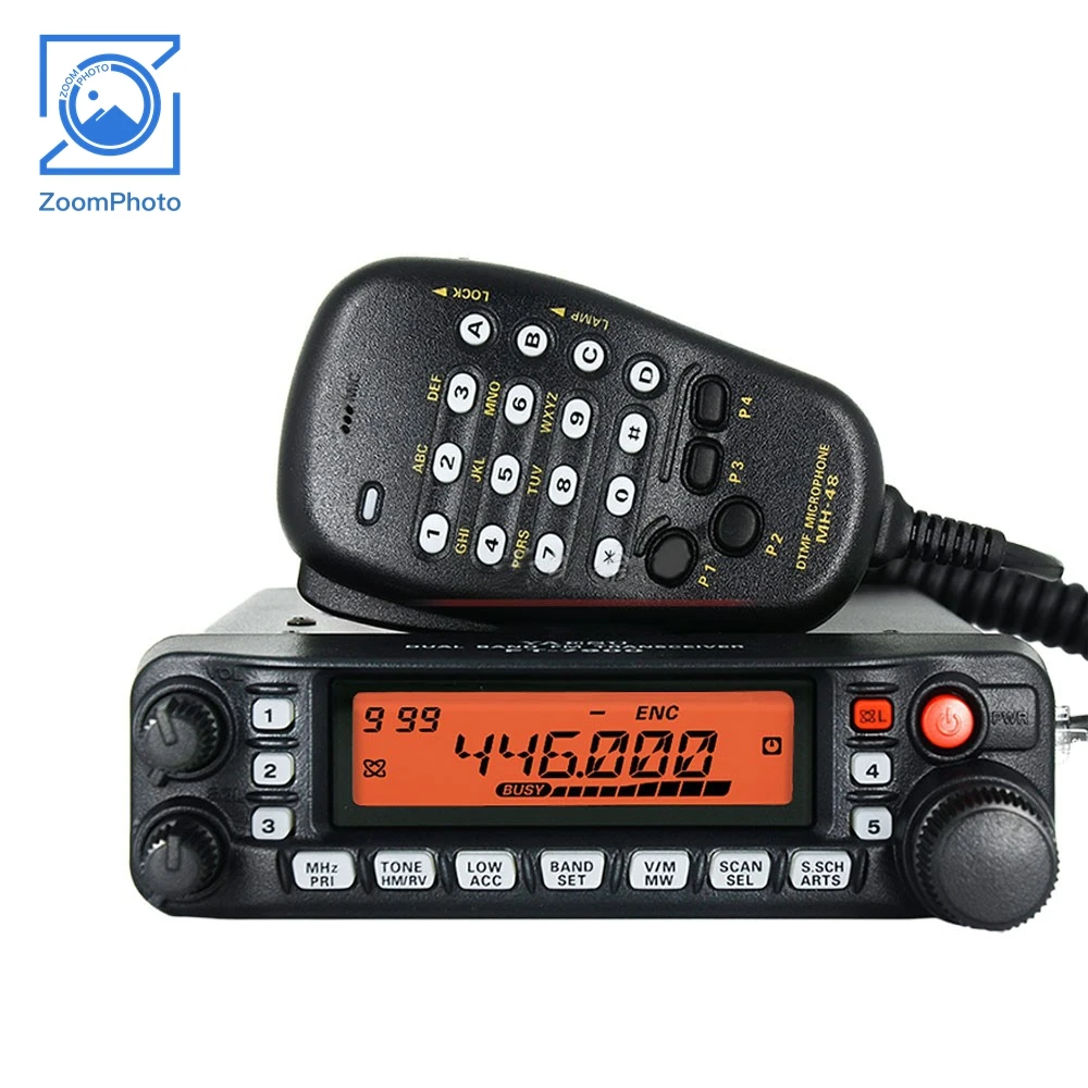 

50 Вт высокой мощности FT-7900R UHF VHF двухдиапазонный FM-трансивер внедорожный автомобильный мобильный радиоприемник рация для YAESU