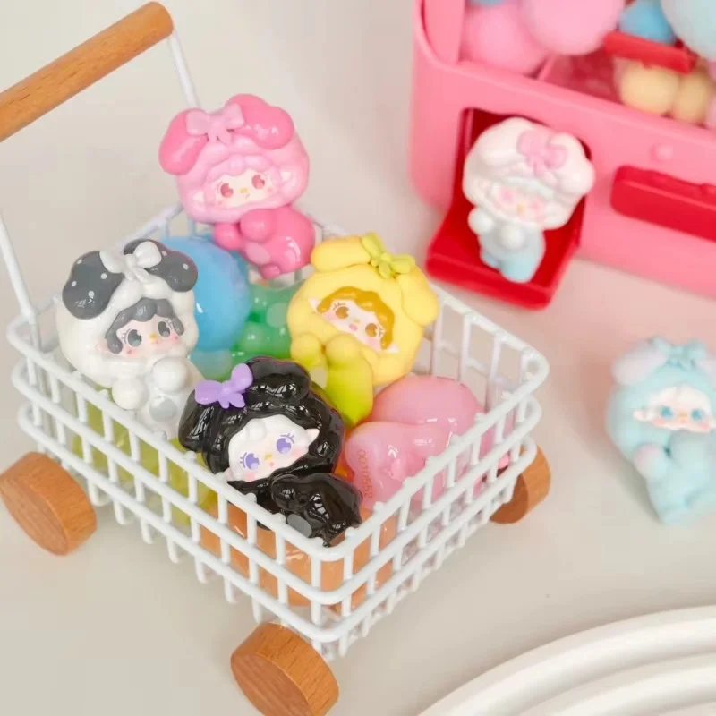 ของแท้ Yooki Candy Boom Series Kawaii Mini Blind กระเป๋าน่ารัก Mini ถั่วโต๊ะตกแต่ง Mystery กล่องของขวัญที่กําหนดเองสําหรับสาวของเล่น